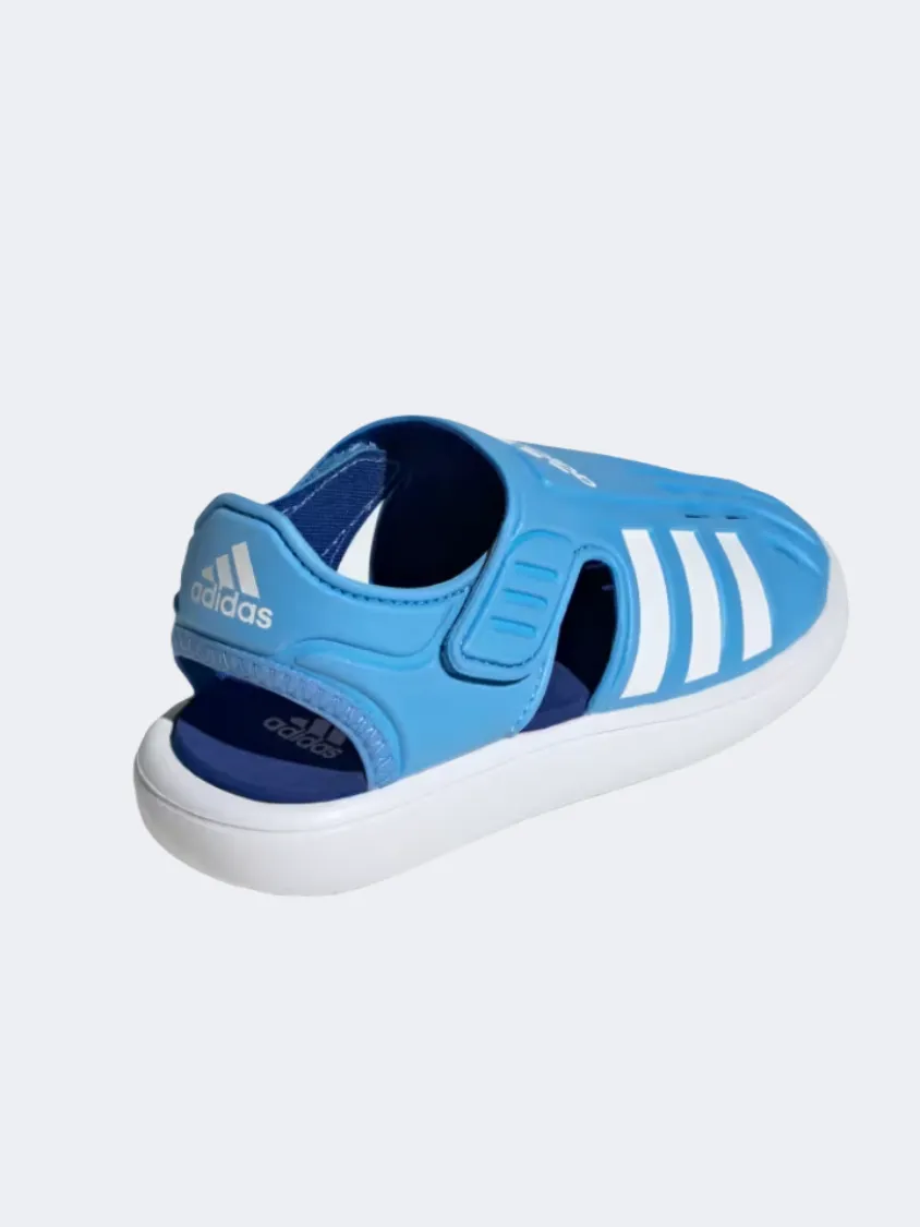 Adidas Summer Closed Toe Water Ps-Boys Sportswear Sandals Blue Burst/White