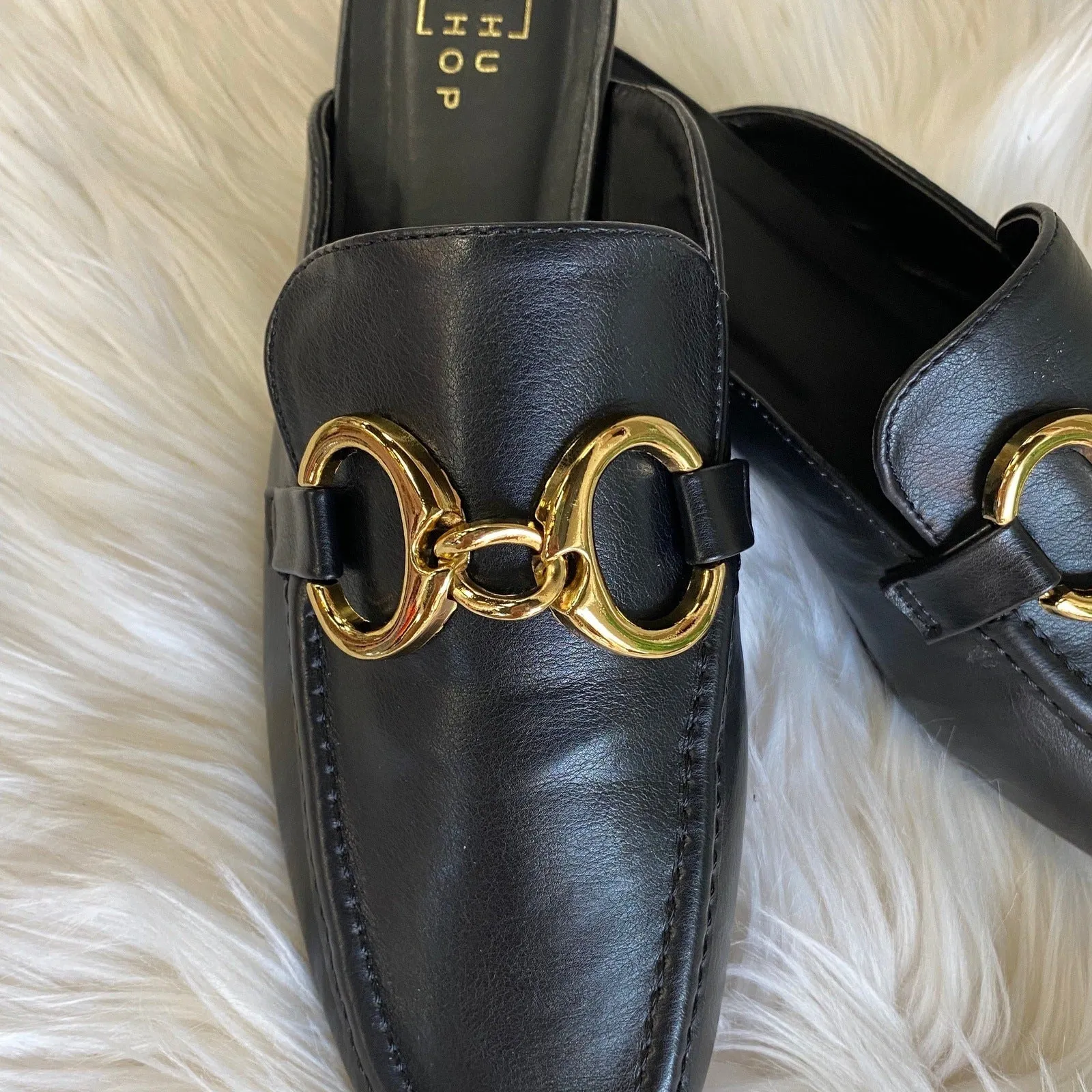 Andrea Black Mule in Black
