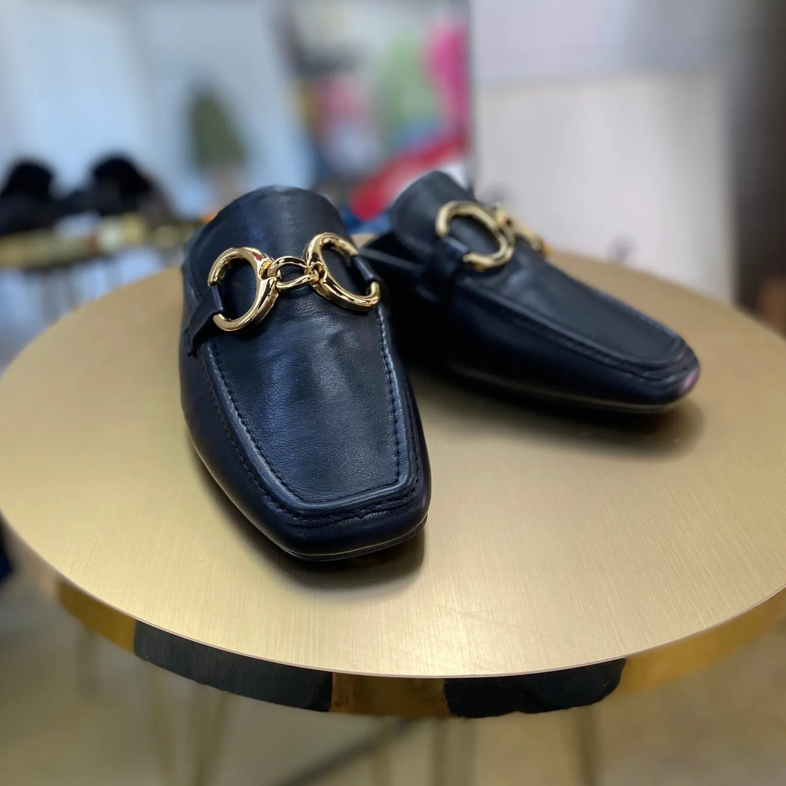 Andrea Black Mule in Black