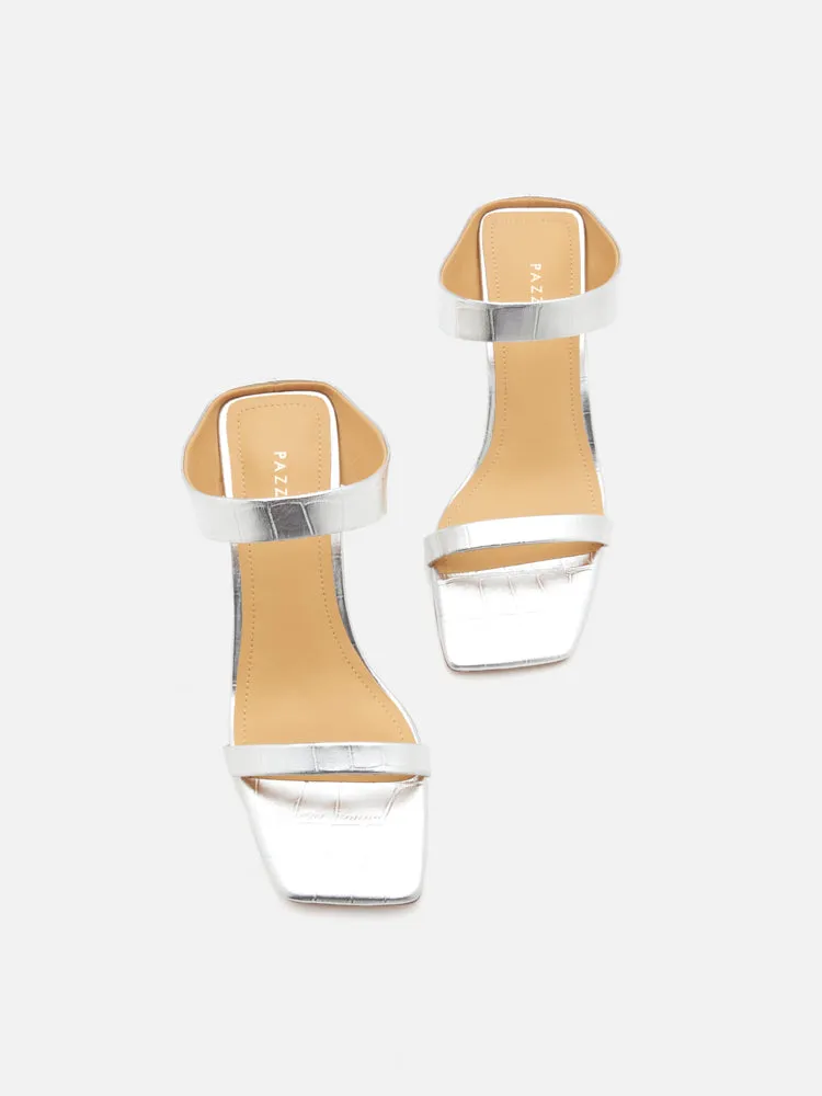 Annalise Metallic Heel Sandals