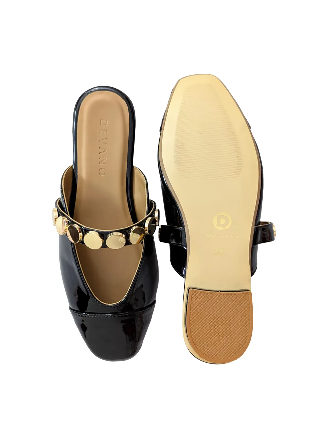 Bianca Mules Midnight Black