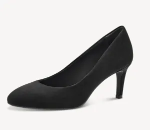 BLACK HEELD COURT SHOE