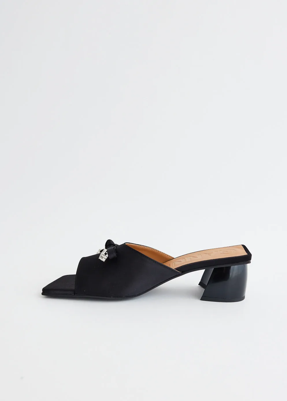 Butterfly Mid Heel Bow Mules