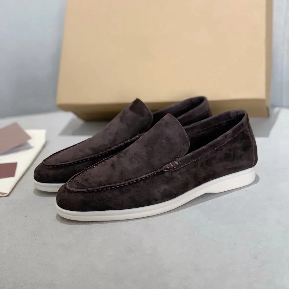 Dave - Men's suede leather loafers