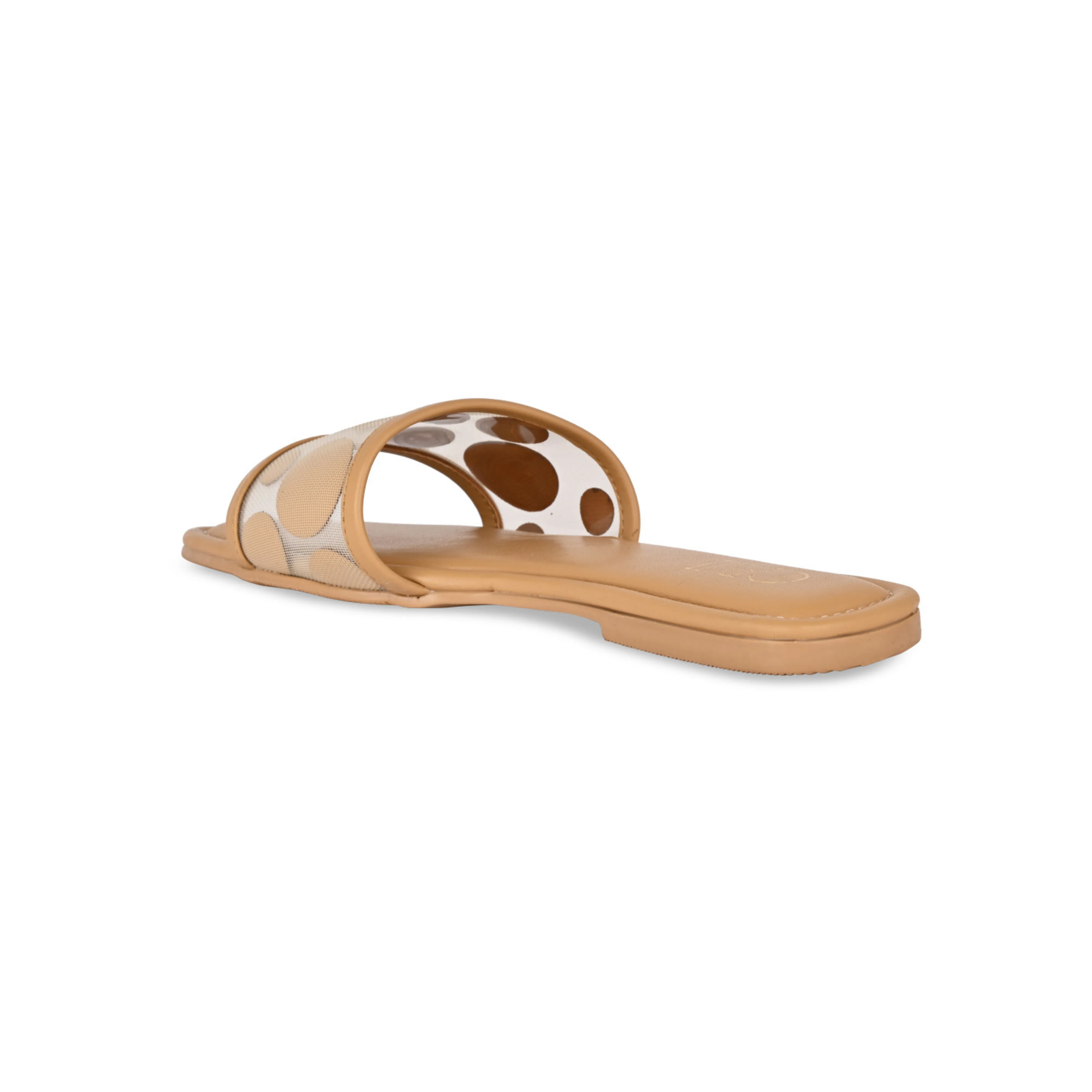 Dotty Beige Flats