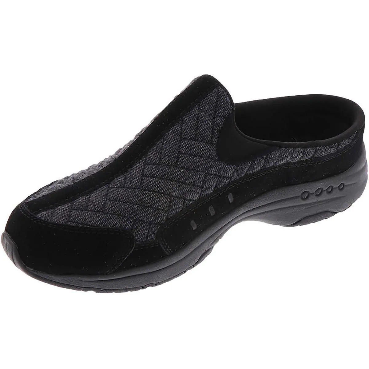 Easy Spirit Womens Traveltime 557 Suede Trim Slip On Mules