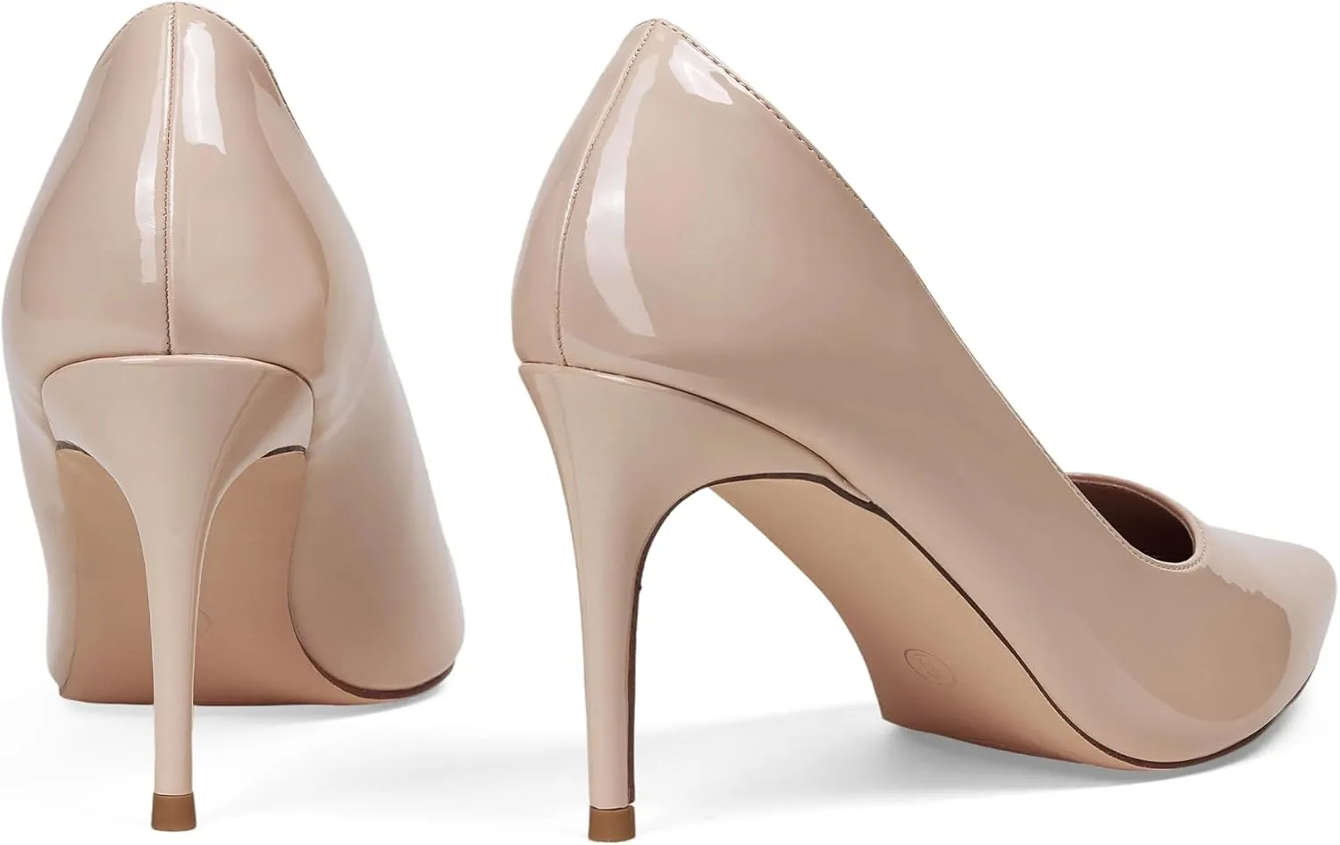 Elisabet Tang 3 in Classic Pointy Pull on Heeled Wedding Pumps - Comfortable Stiletto Closed Toe Dress Heels for Prom Work