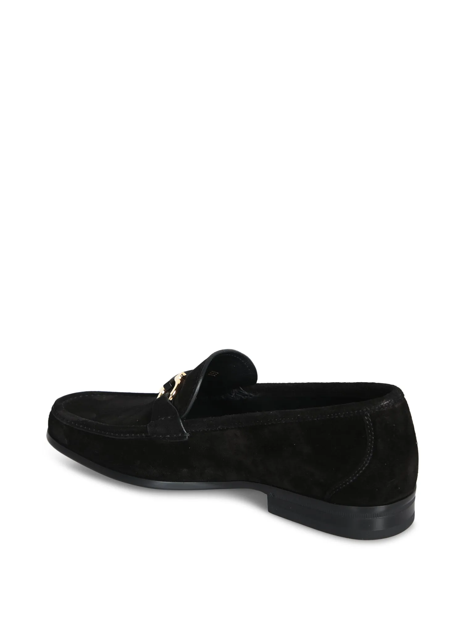 Grandioso Black Suede Loafer