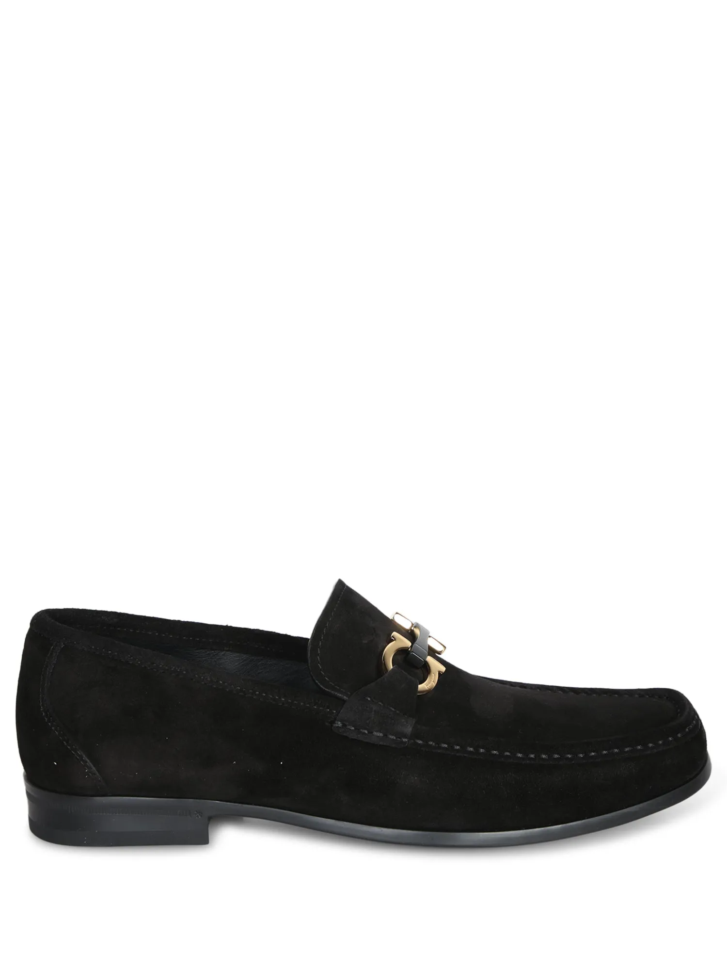 Grandioso Black Suede Loafer