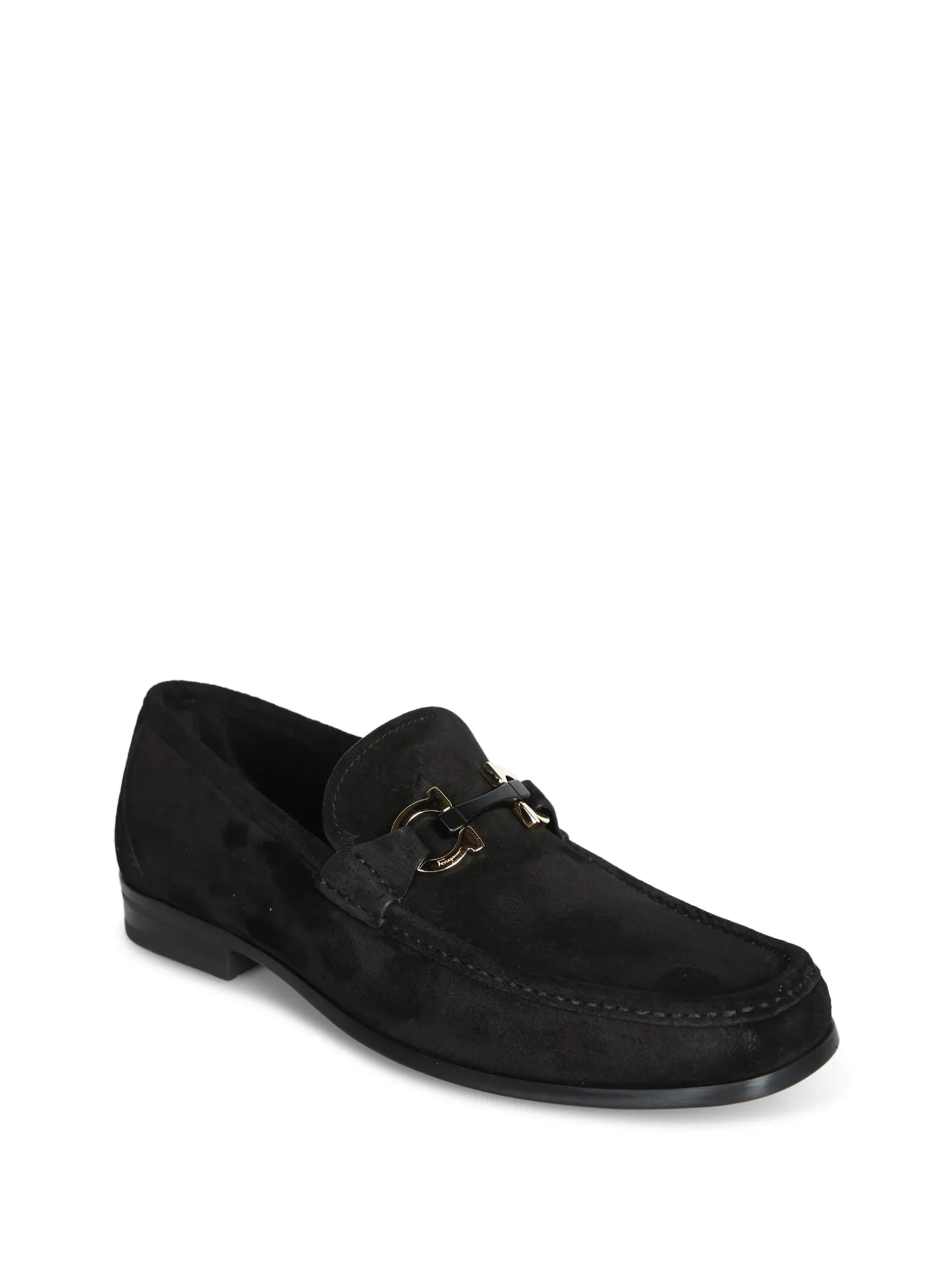 Grandioso Black Suede Loafer