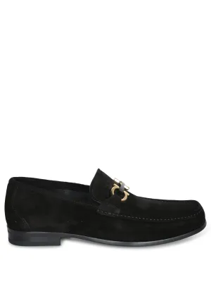Grandioso Black Suede Loafer