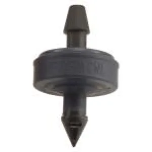 Hydro Flow / Netafim Self Piercing Pressure Compensating Emitters w/ 1.74 Internal Check Valve 0.5 GPH Barb Inlet 160 in Blue (25/Cs
