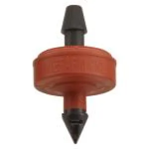 Hydro Flow / Netafim Self Piercing Pressure Compensating Emitters w/ 1.74 Internal Check Valve 2.0 GPH Barb Inlet 160 in Red (25/Cs)