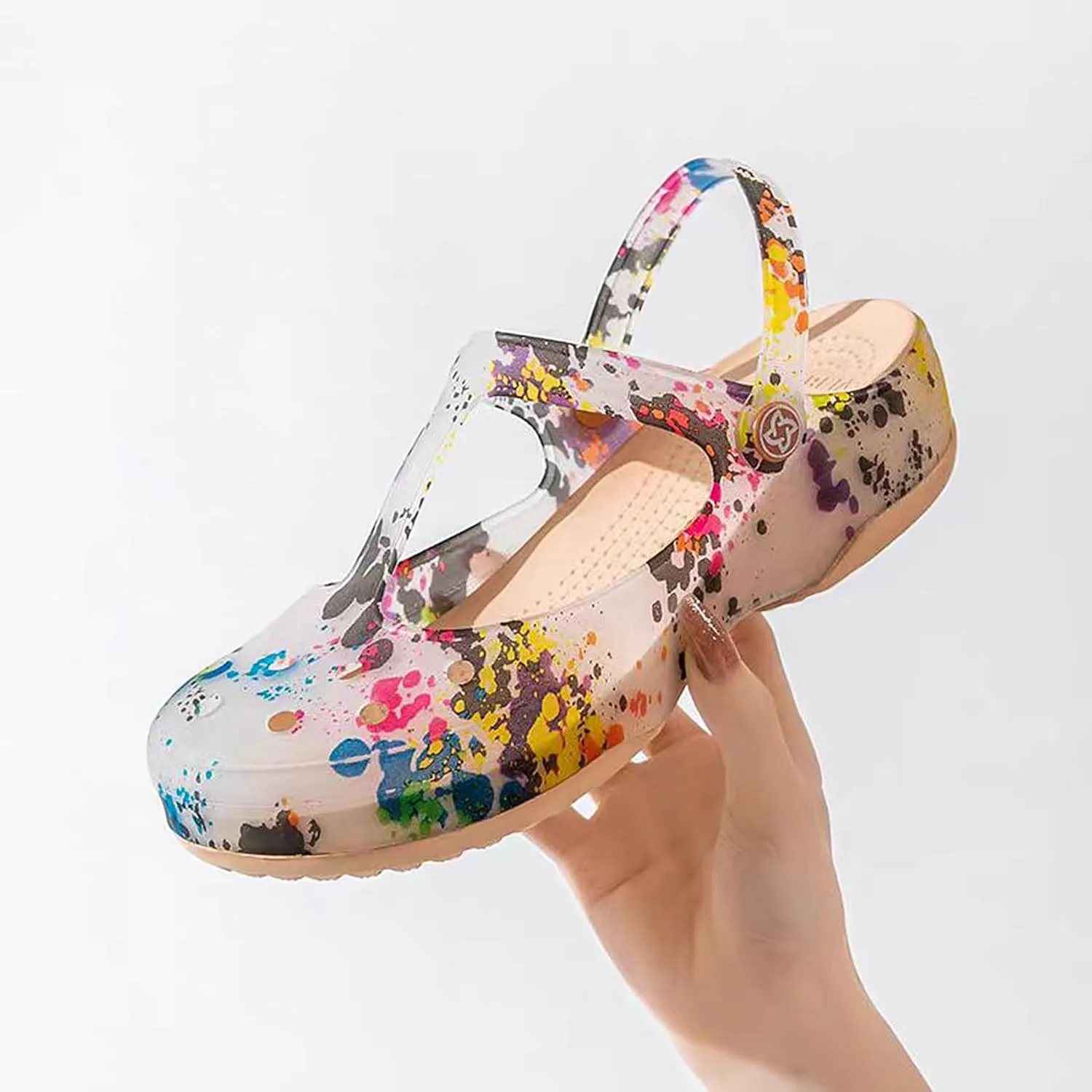 KELMALL Non Slip Clogs for Women, Classic Slip On Platform Nursing Garden Mules & Clogs Comfort Lightweight