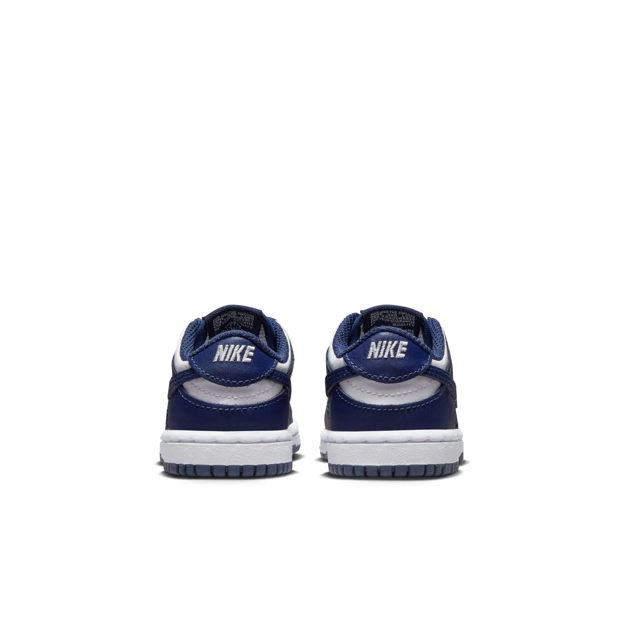 KIDS NIKE DUNK LOW TDE (WHITE/MIDNIGHT NAVY)