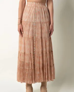 Lecia Skirt In Abstract Ikat | Abstract Ikat