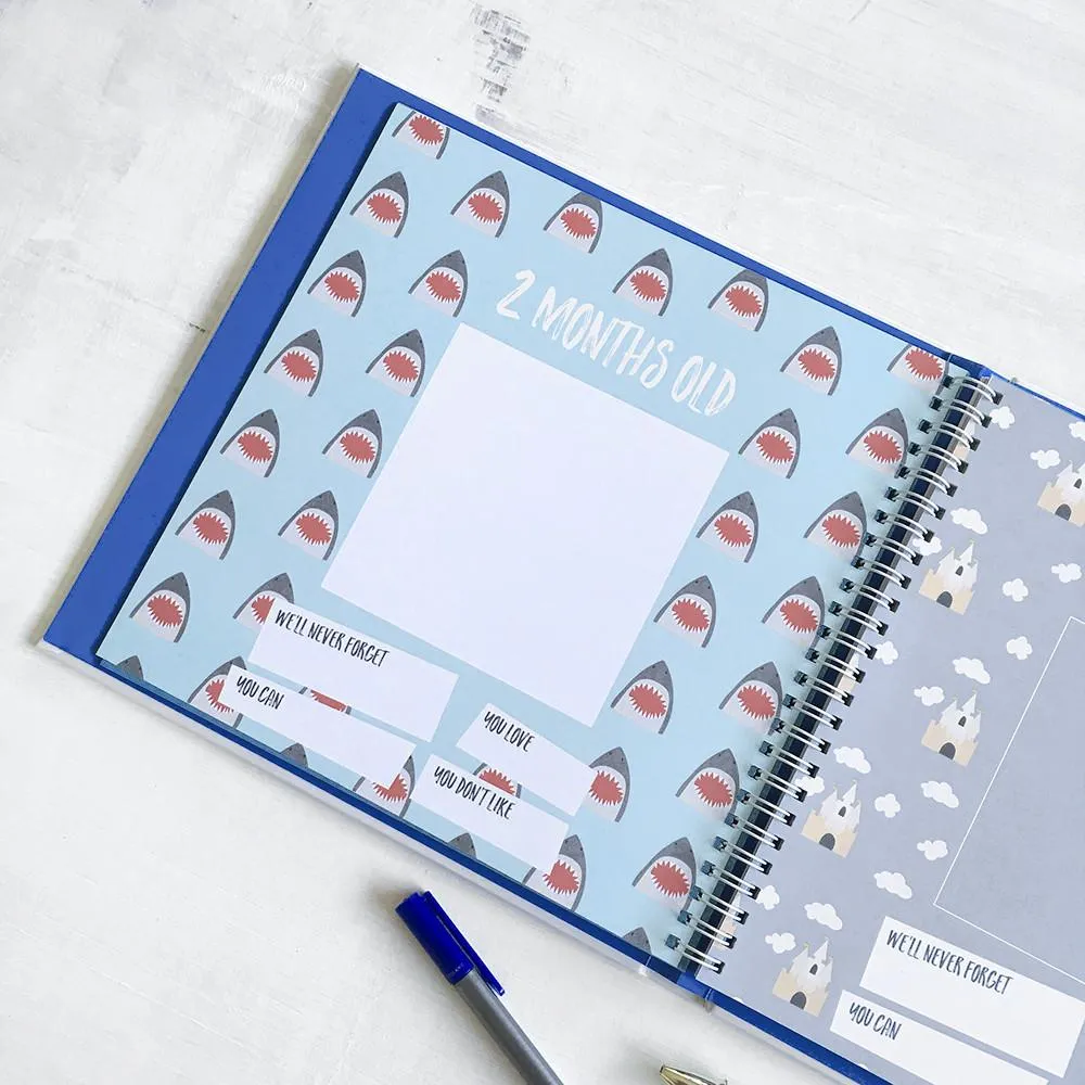 Little Captain Memory Baby Book by Lucy Darling