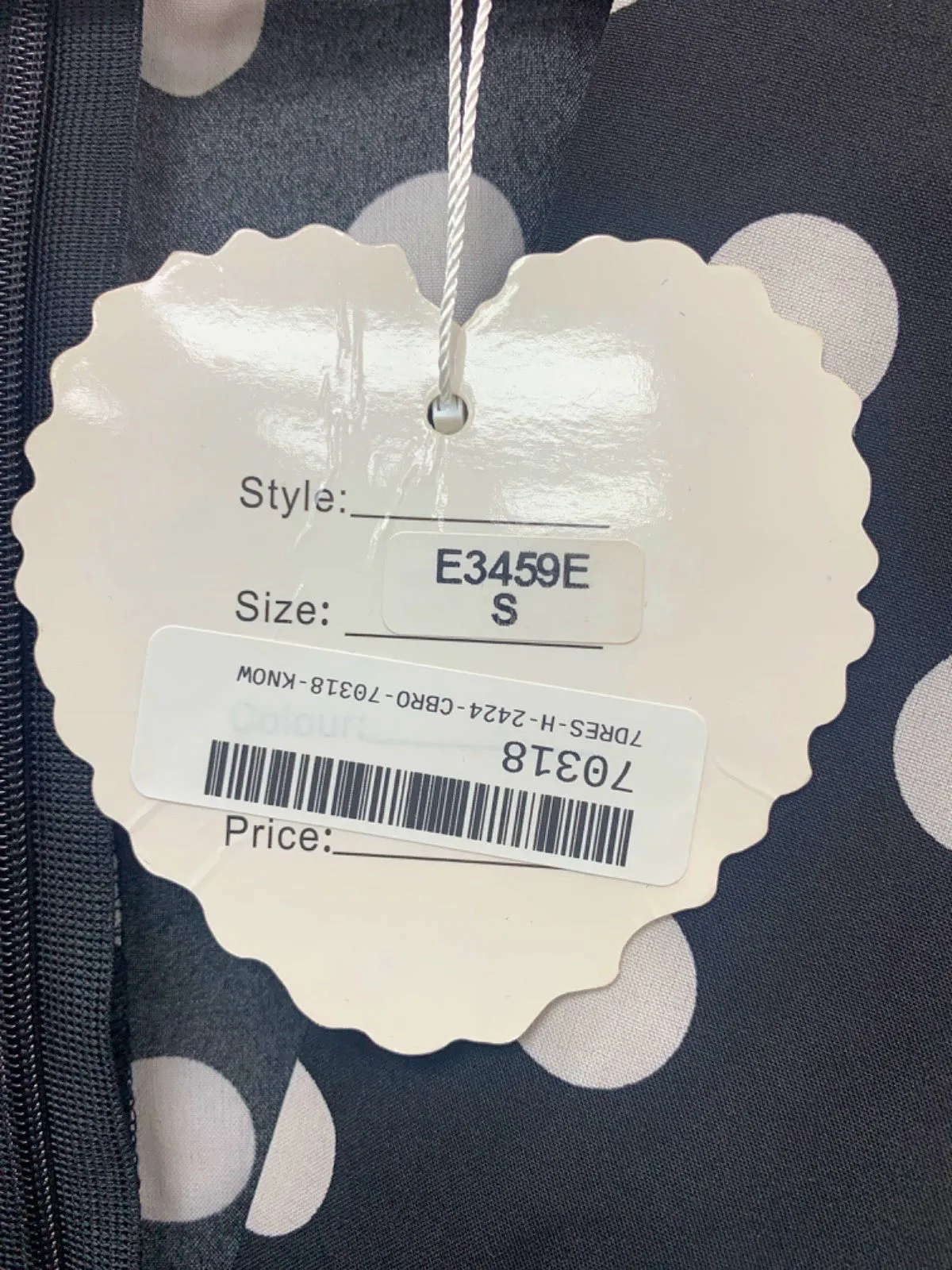 Luc & Ce Black Polka Dot Play Suit S