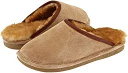 Men's WIDE Scuff Slipper in Chestnut
