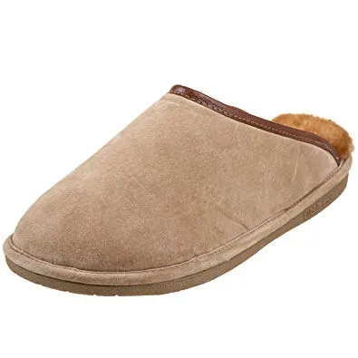 Men's WIDE Scuff Slipper in Chestnut