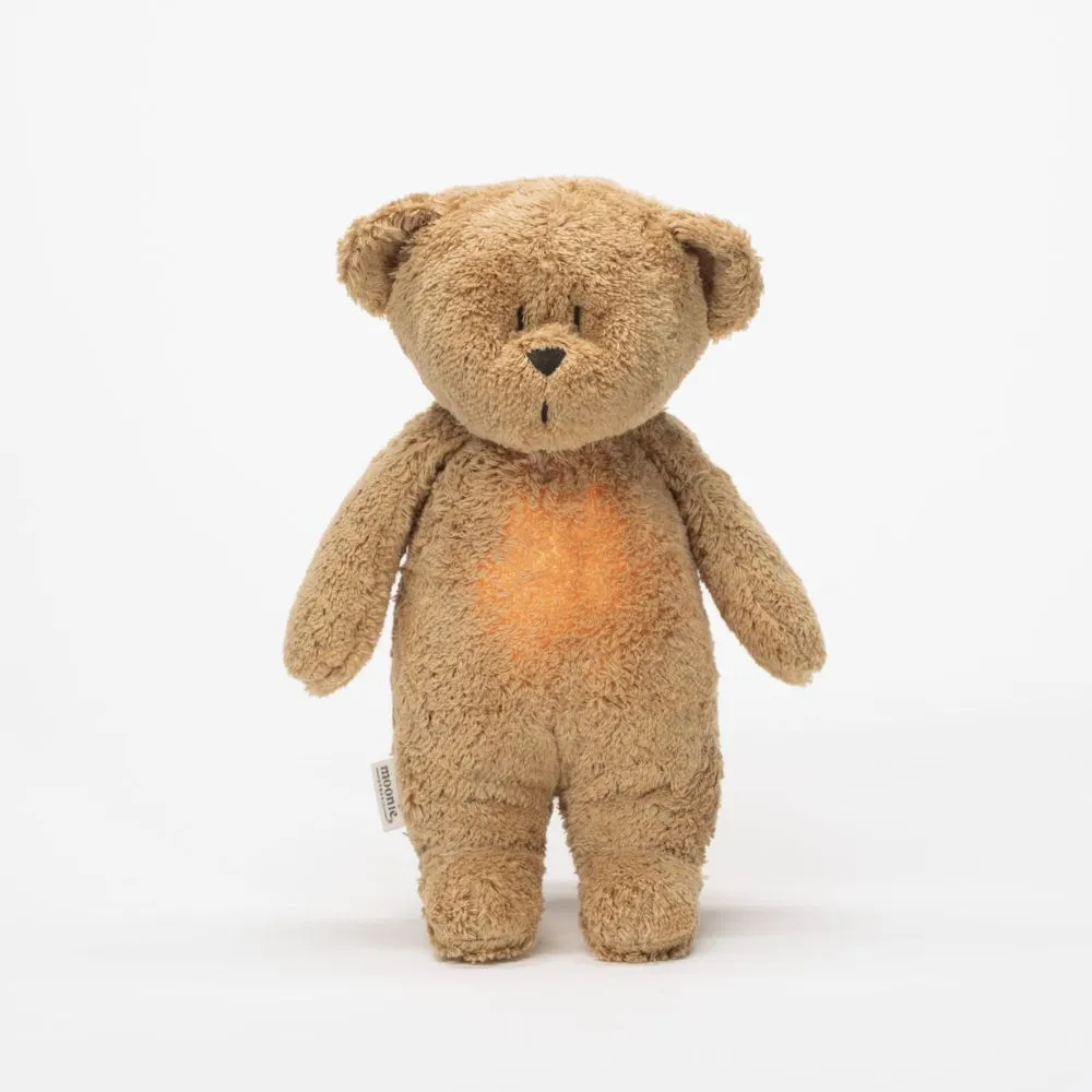 Moonie Natur Organic Humming Bear - Cappuccino