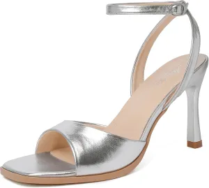Mostrin Heels for Women Square Open Toe Heeled Sandals Ankle Strap Sexy Peep Toe High Heels for Party, Prom, Wedding Dressy Pumps Shoes