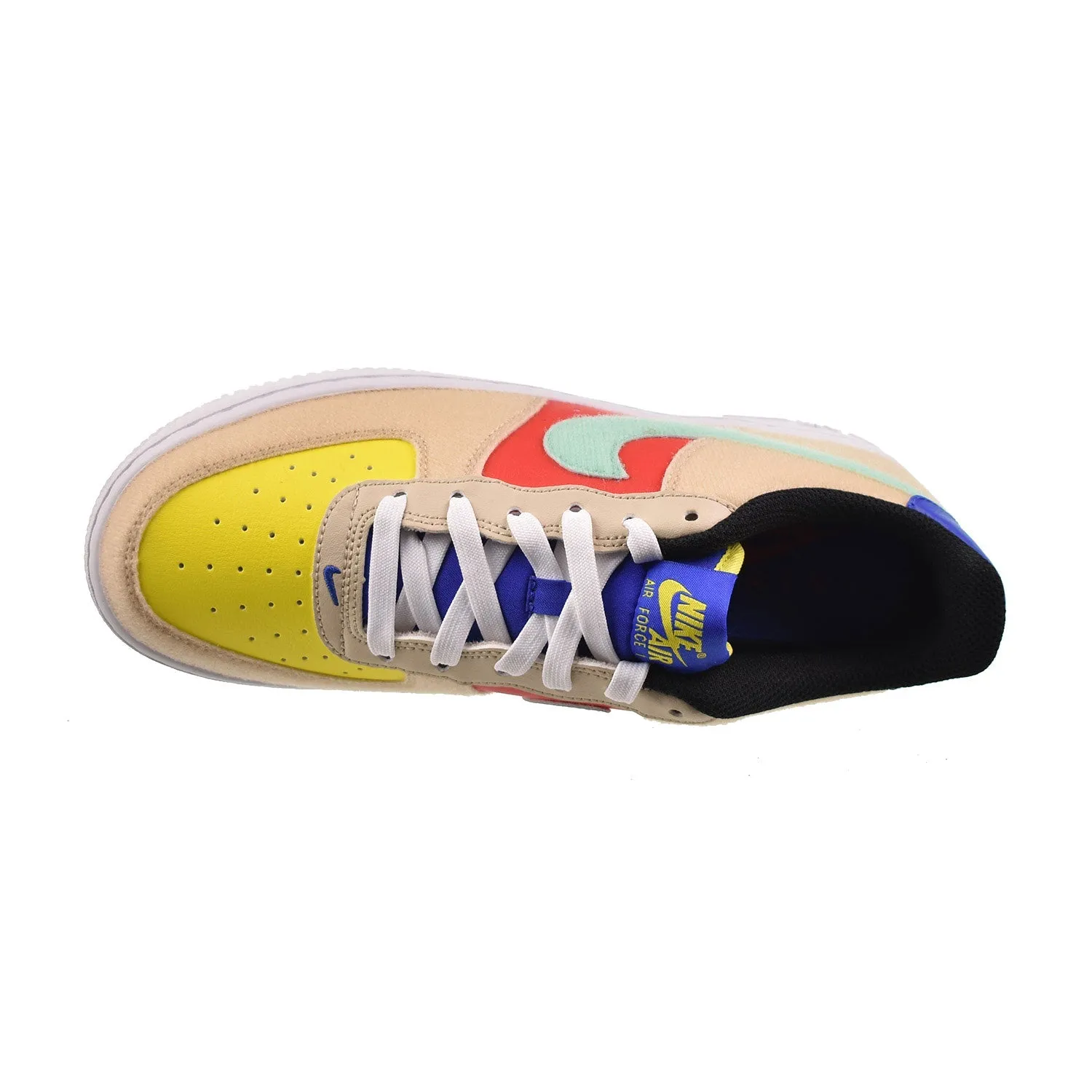 Nike Air Force 1 LV8 (GS) Big Kids' Shoes Sanddrift-Track Red