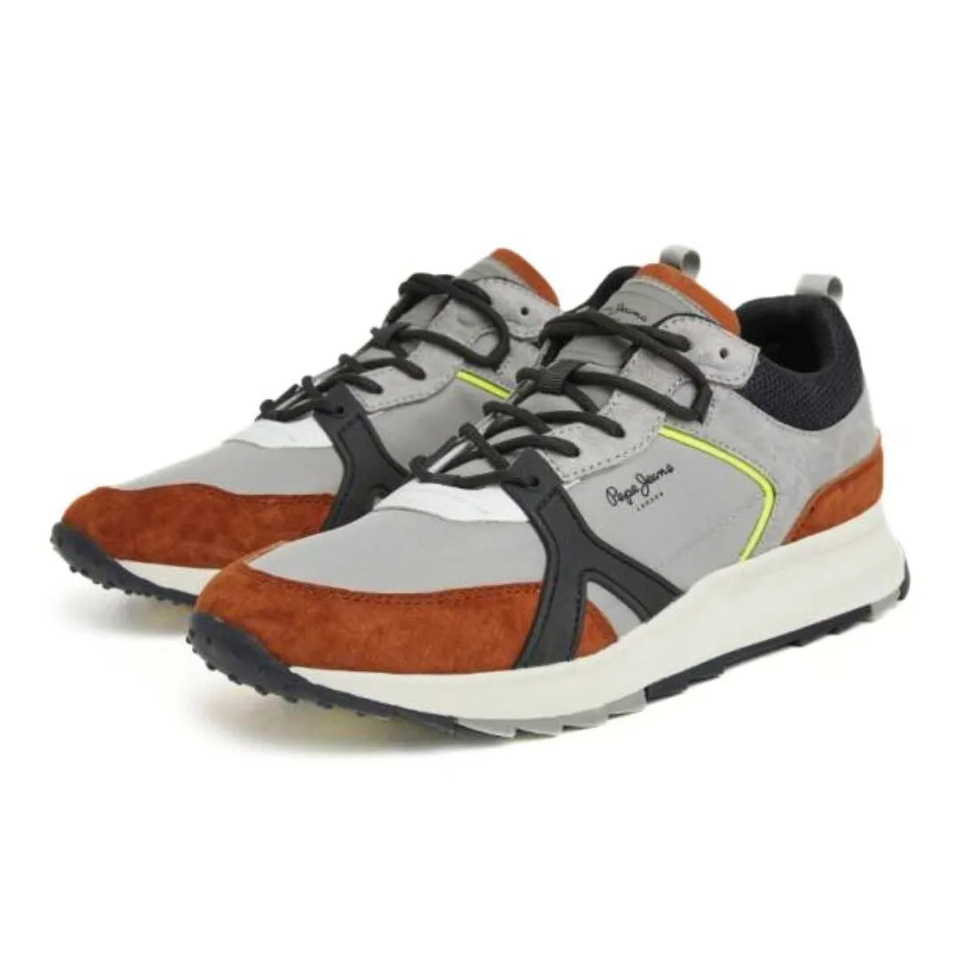 PEPE JEANS Joy Tech Fashion Sneakers Men PMS31015-GRYTAN