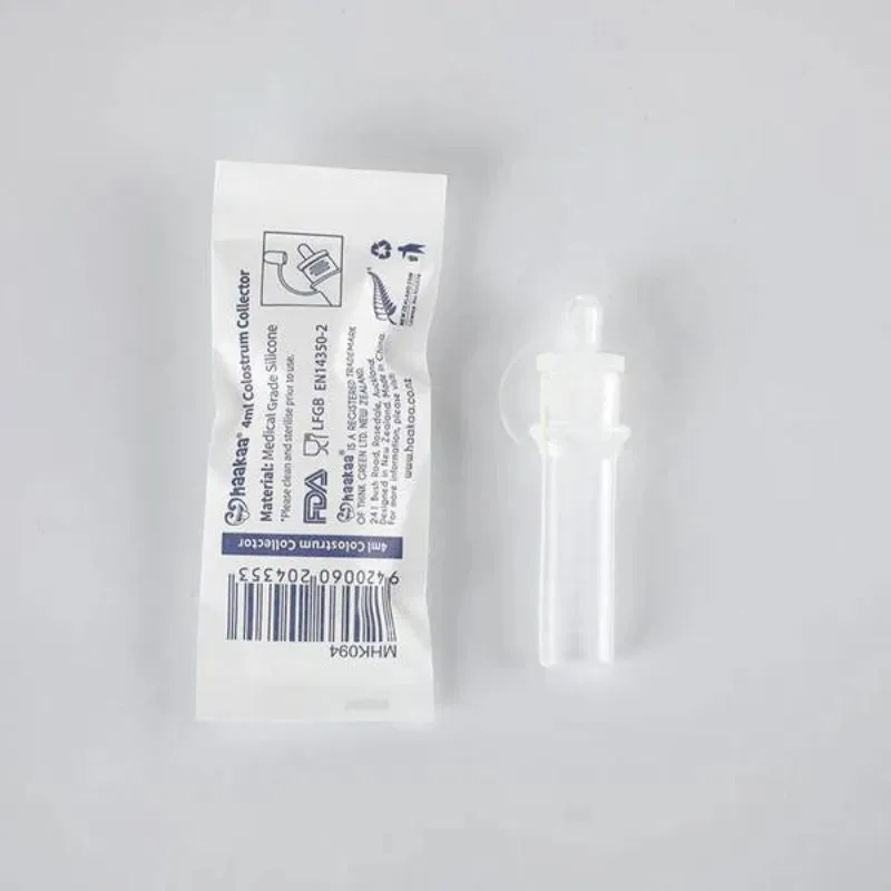 Pre-Sterilized Silicone Colostrum Collector Set 4ml - 6 Pack