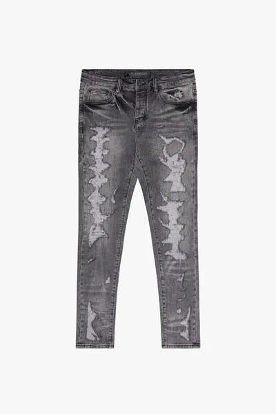 "TEARAWAY" GREY SKINNY JEAN GREY