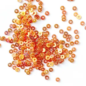Sequins - Flat- Circle - 3mm - Orange (S230)