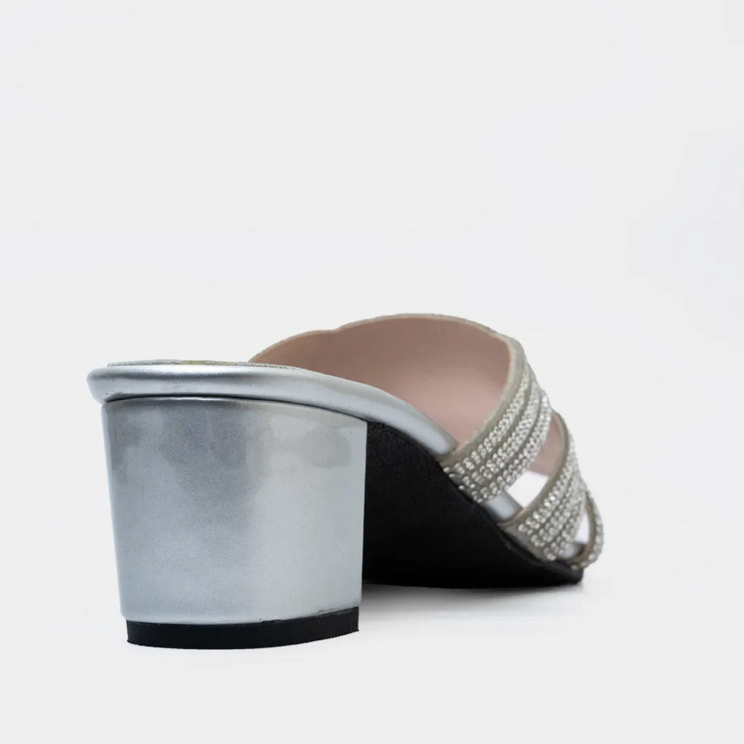 Shea Mules (Silver)