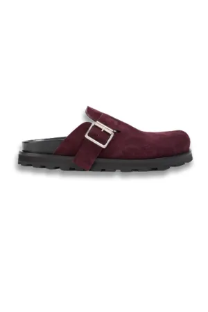 Suede Clogs