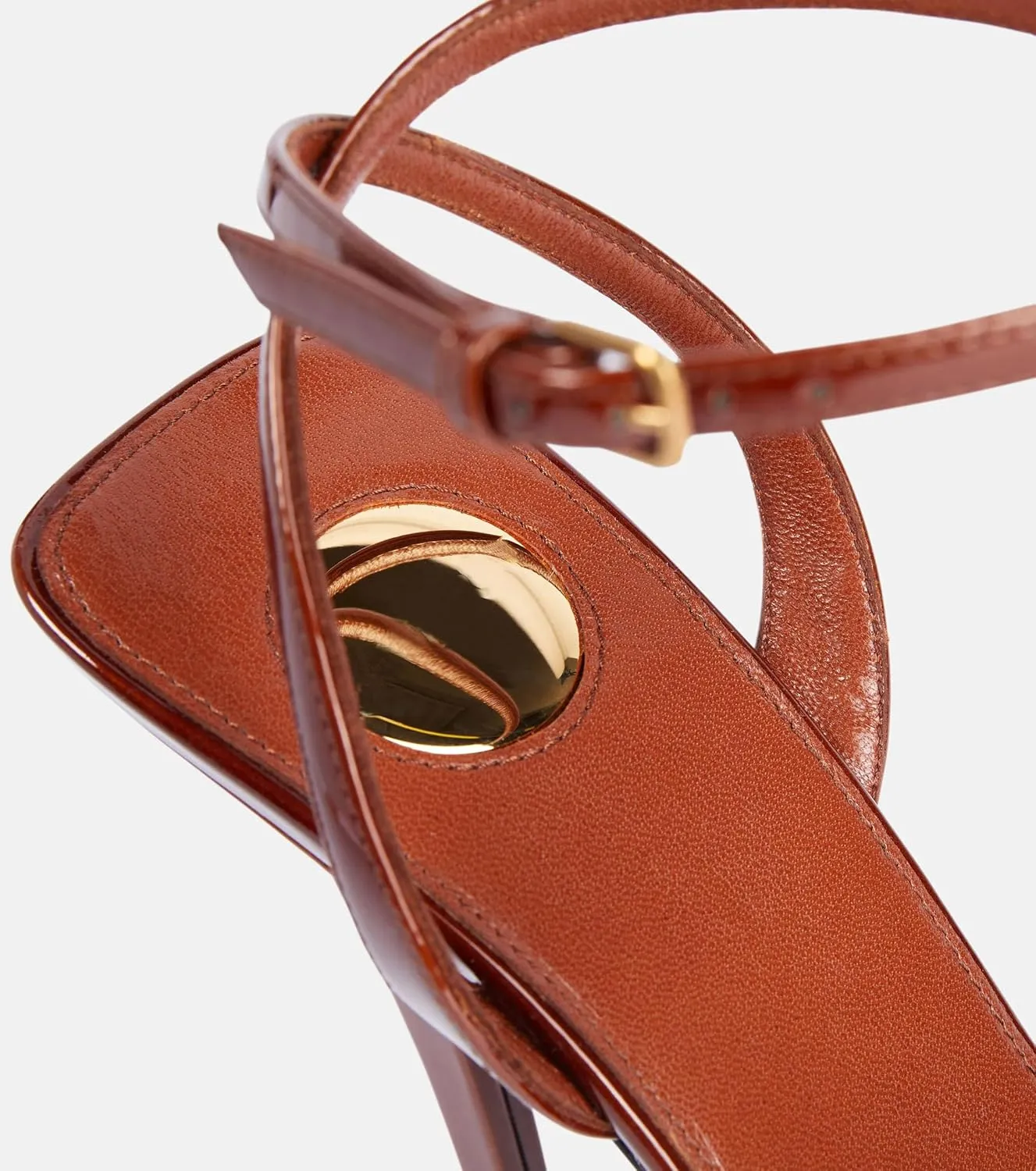 THESHY Womens Sandals Square Open Toe Stiletto High Heels Leather Ankle Strap Sandals Peep Toe Backless Buckle Dress Party Fashion Shoes for Women