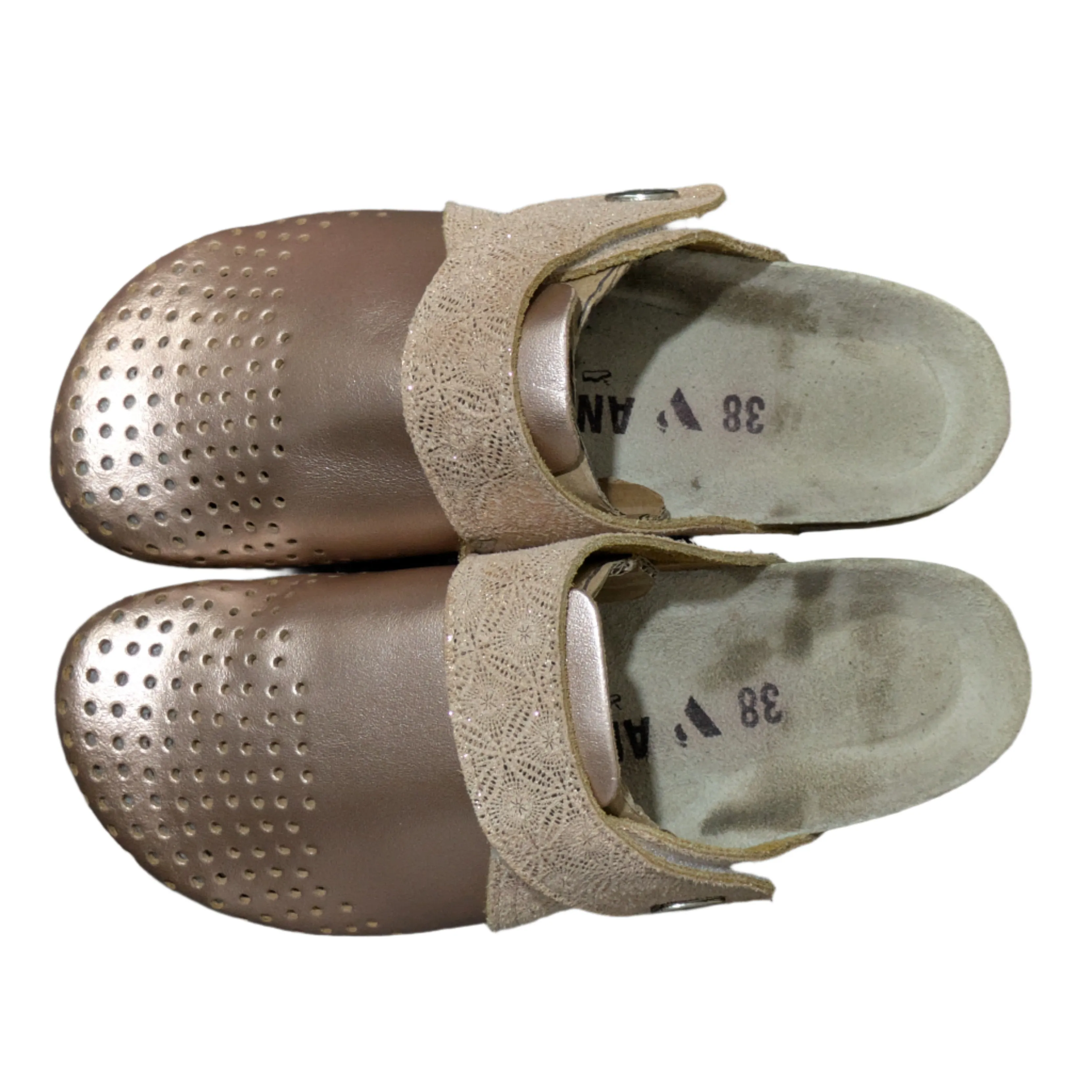 Vesna Anatomic Women's Slippers 167 V-009 Metal Pink-Lux Size UK 5 / EU 38 / US 7