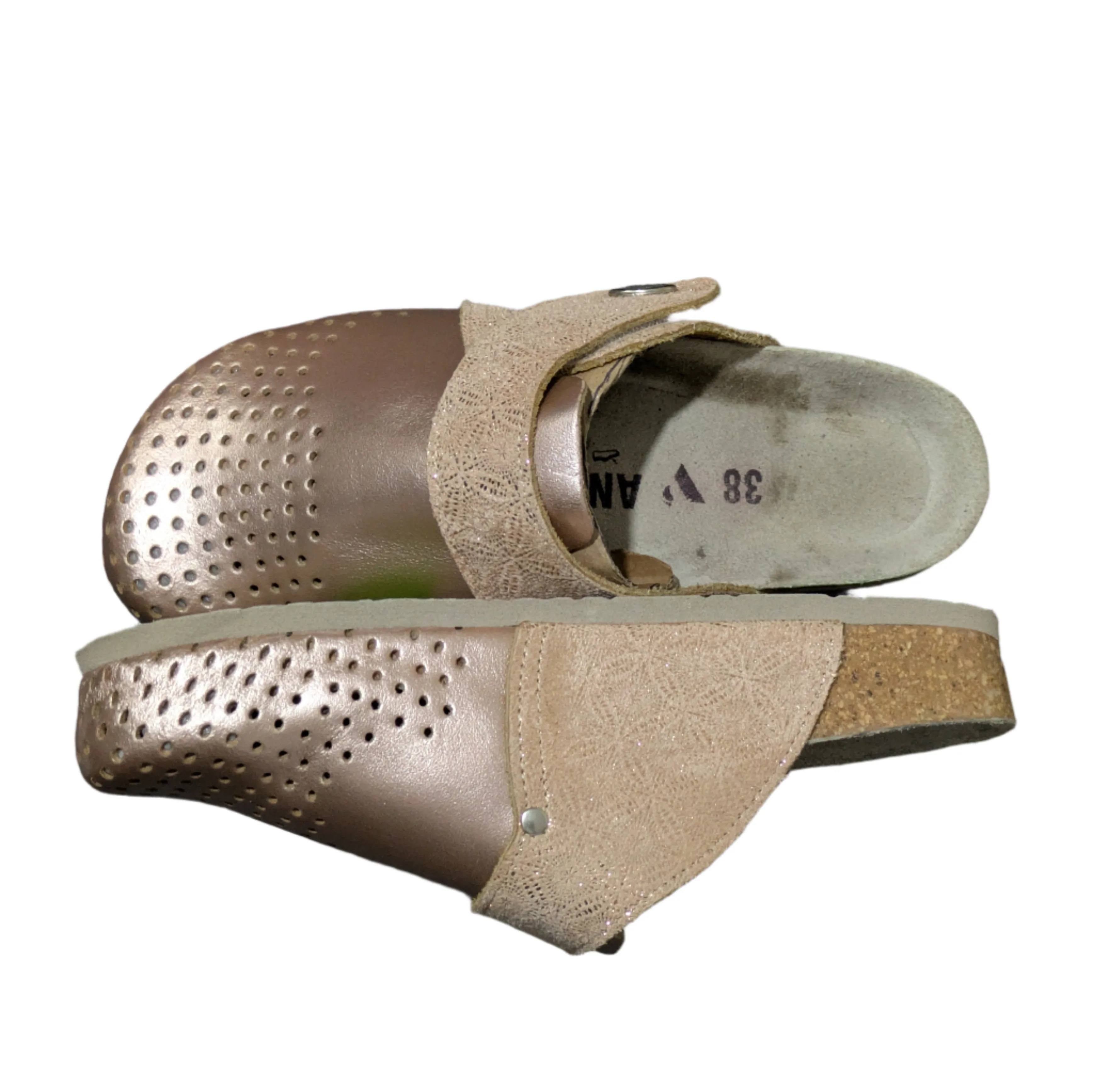 Vesna Anatomic Women's Slippers 167 V-009 Metal Pink-Lux Size UK 5 / EU 38 / US 7