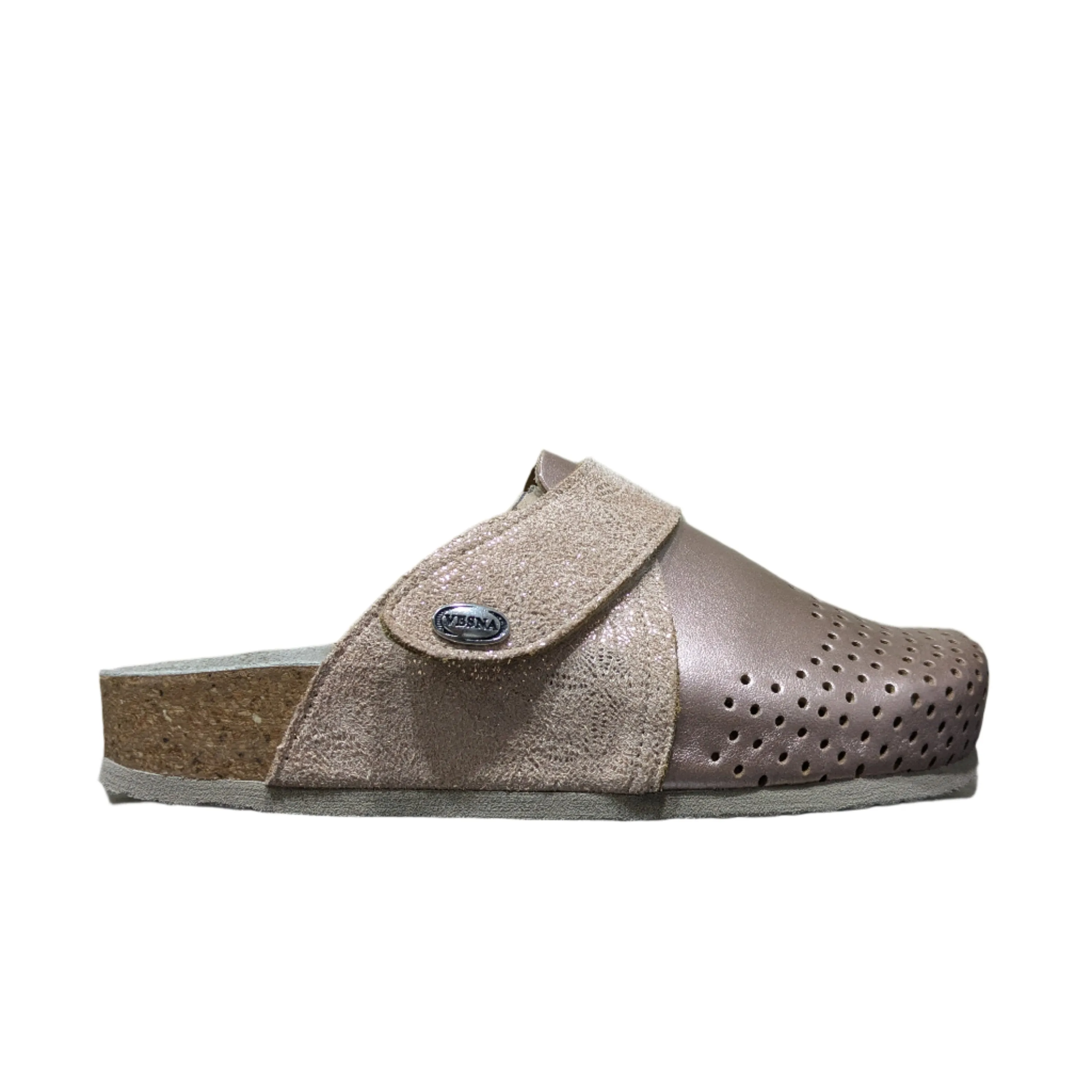 Vesna Anatomic Women's Slippers 167 V-009 Metal Pink-Lux Size UK 5 / EU 38 / US 7