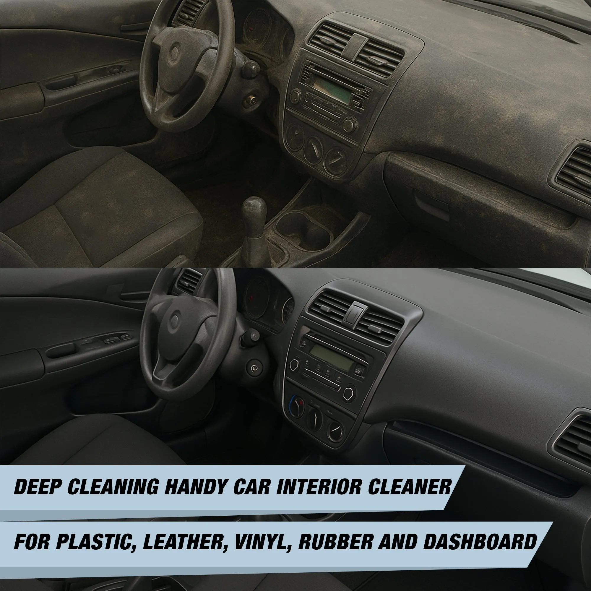 Wavex Foaming Car Interior Cleaner 150 ml | All in One Car Seat Cleaner | Cleans Car Dashboard, Seats, Upholstery and interior surfaces