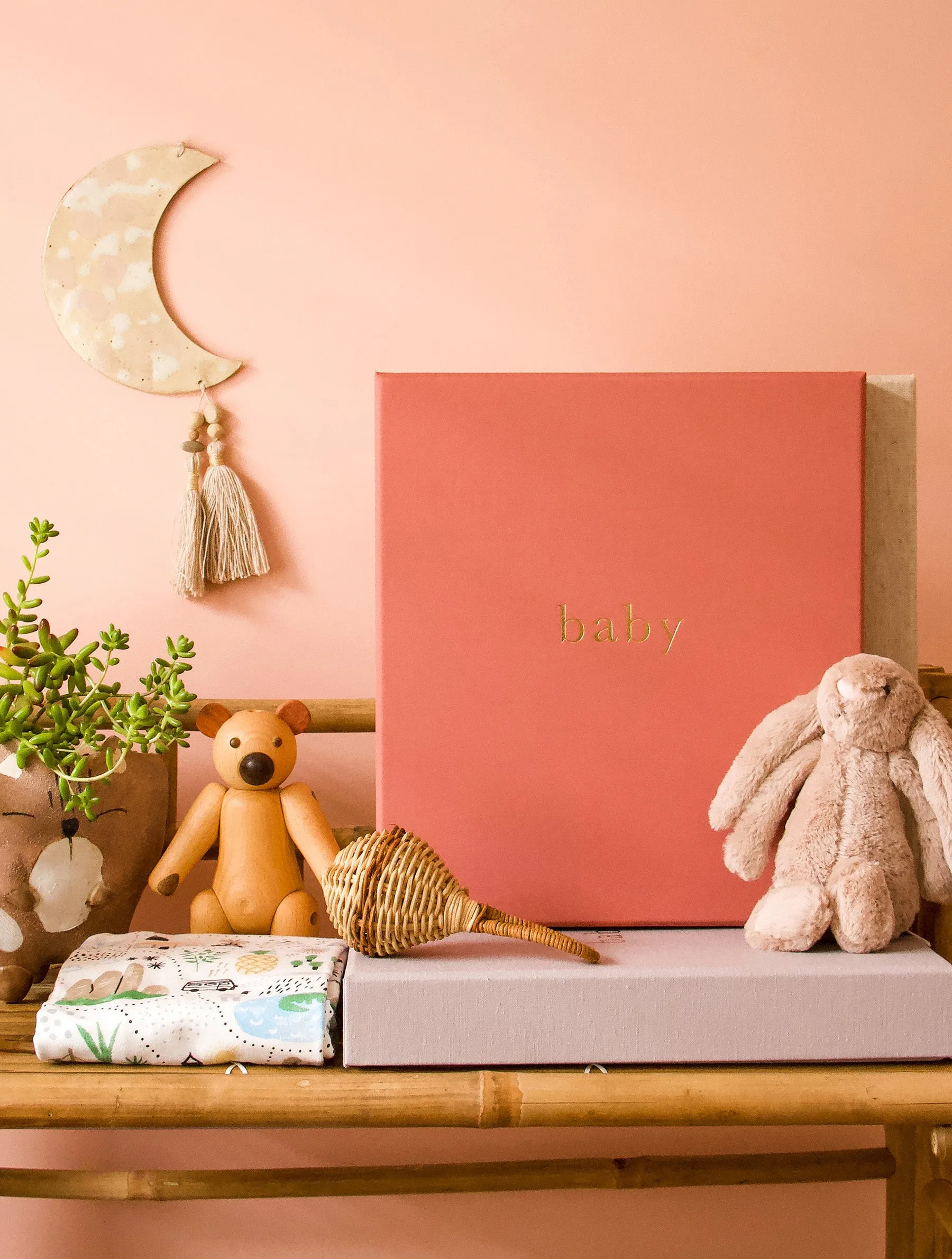 Write To Me - Baby Journal First Five Years - Blush (Boxed)