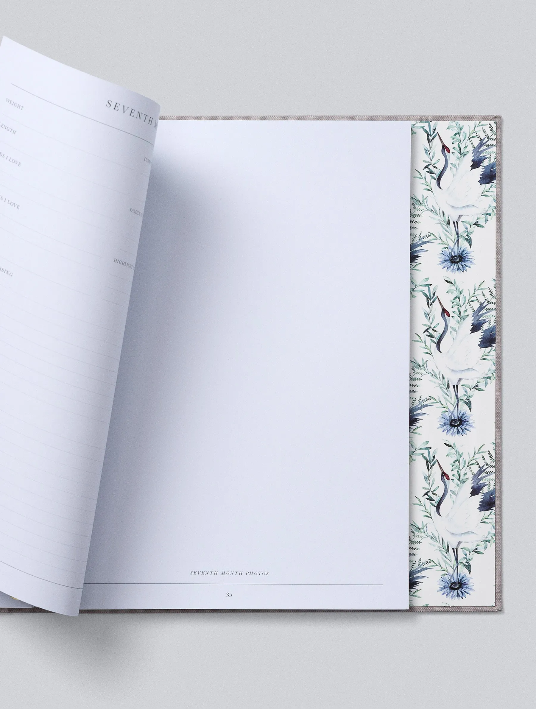 Write To Me - Baby Journal First Five Years - Light Grey (Boxed)