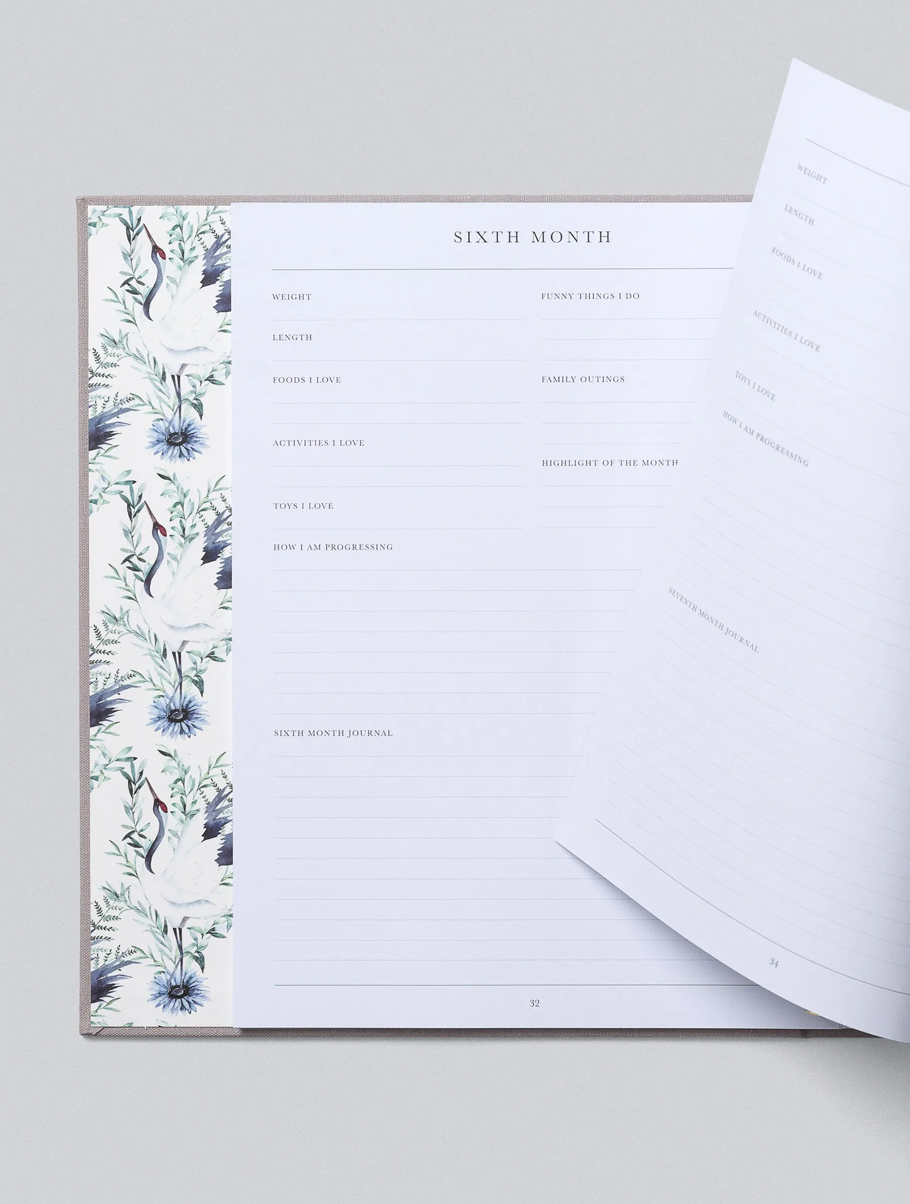 Write To Me - Baby Journal First Five Years - Light Grey (Boxed)