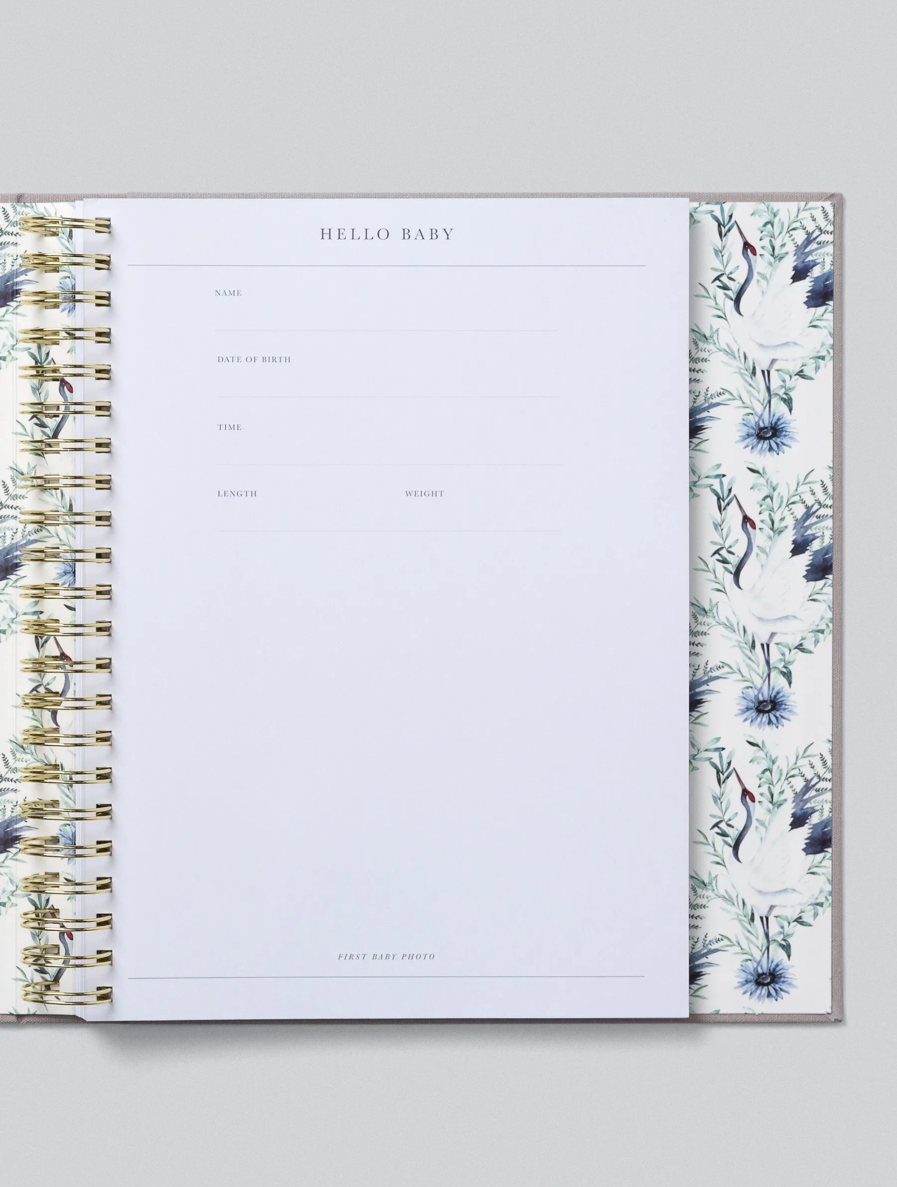 Write To Me - Baby Journal First Five Years - Light Grey (Boxed)