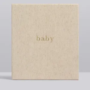 Write To Me - Baby Journal First Five Years - Oatmeal (Boxed)