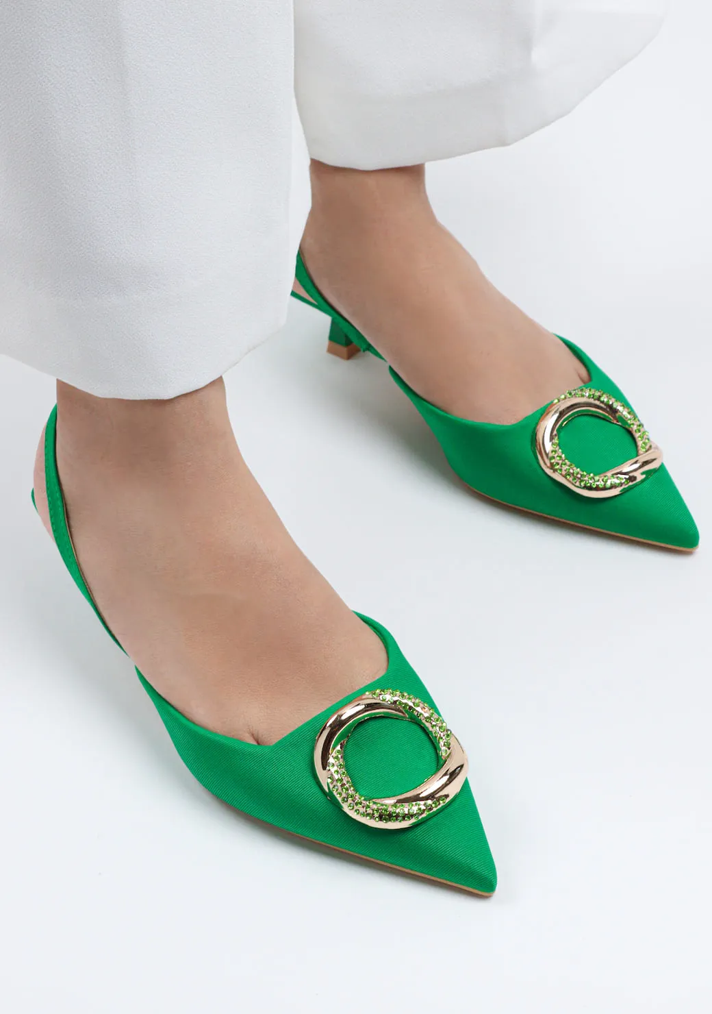 Yunai - Women's Kitten Mules