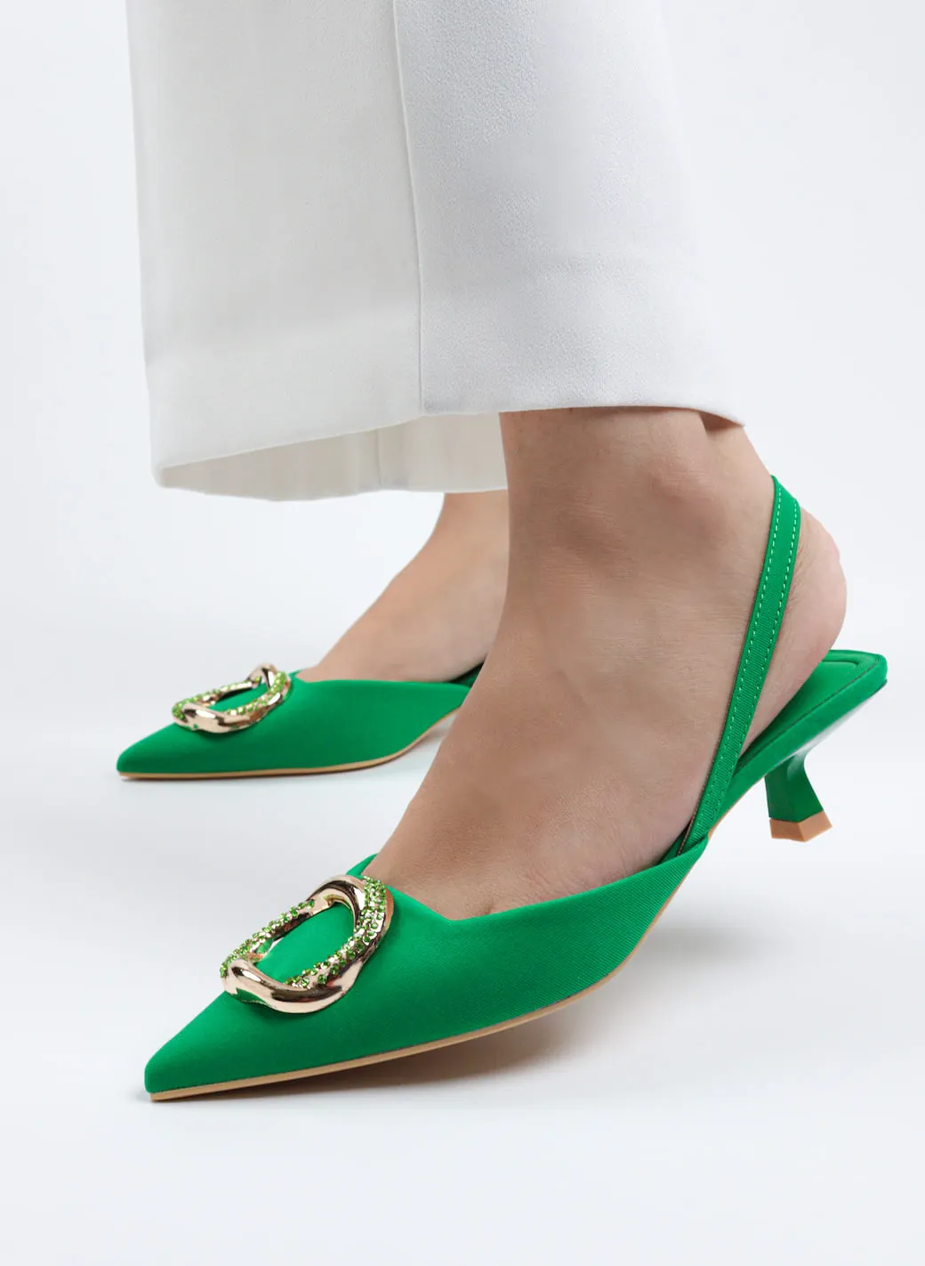 Yunai - Women's Kitten Mules