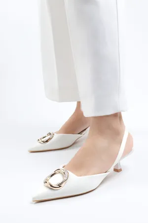 Yunai - Women's Kitten Mules