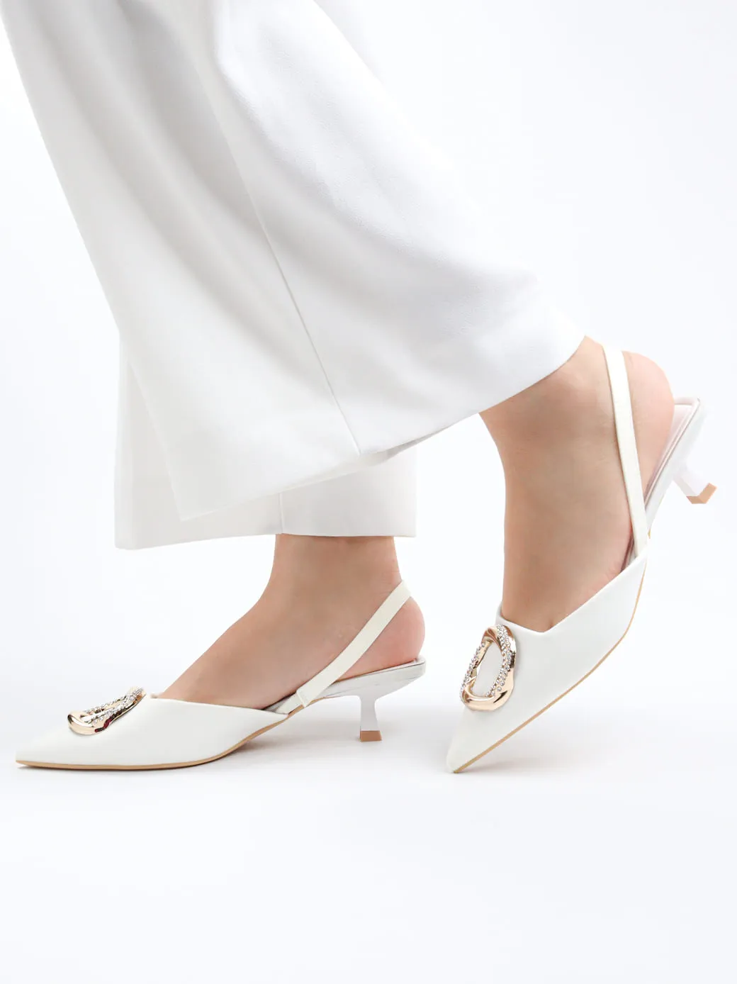 Yunai - Women's Kitten Mules