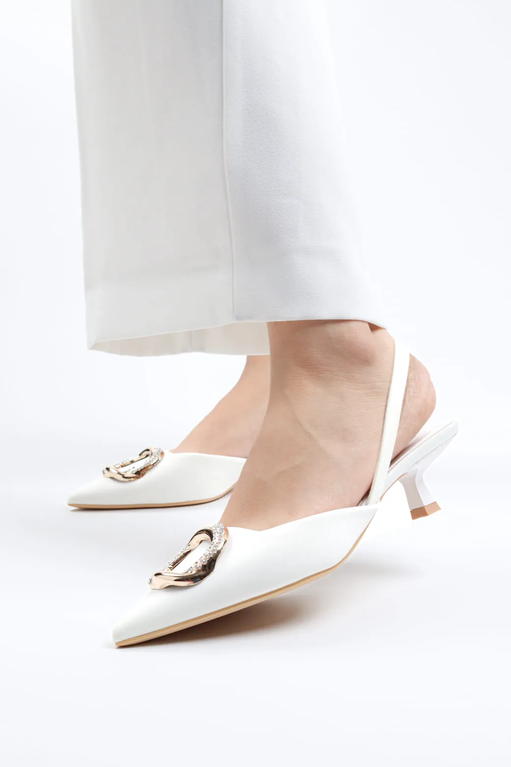 Yunai - Women's Kitten Mules