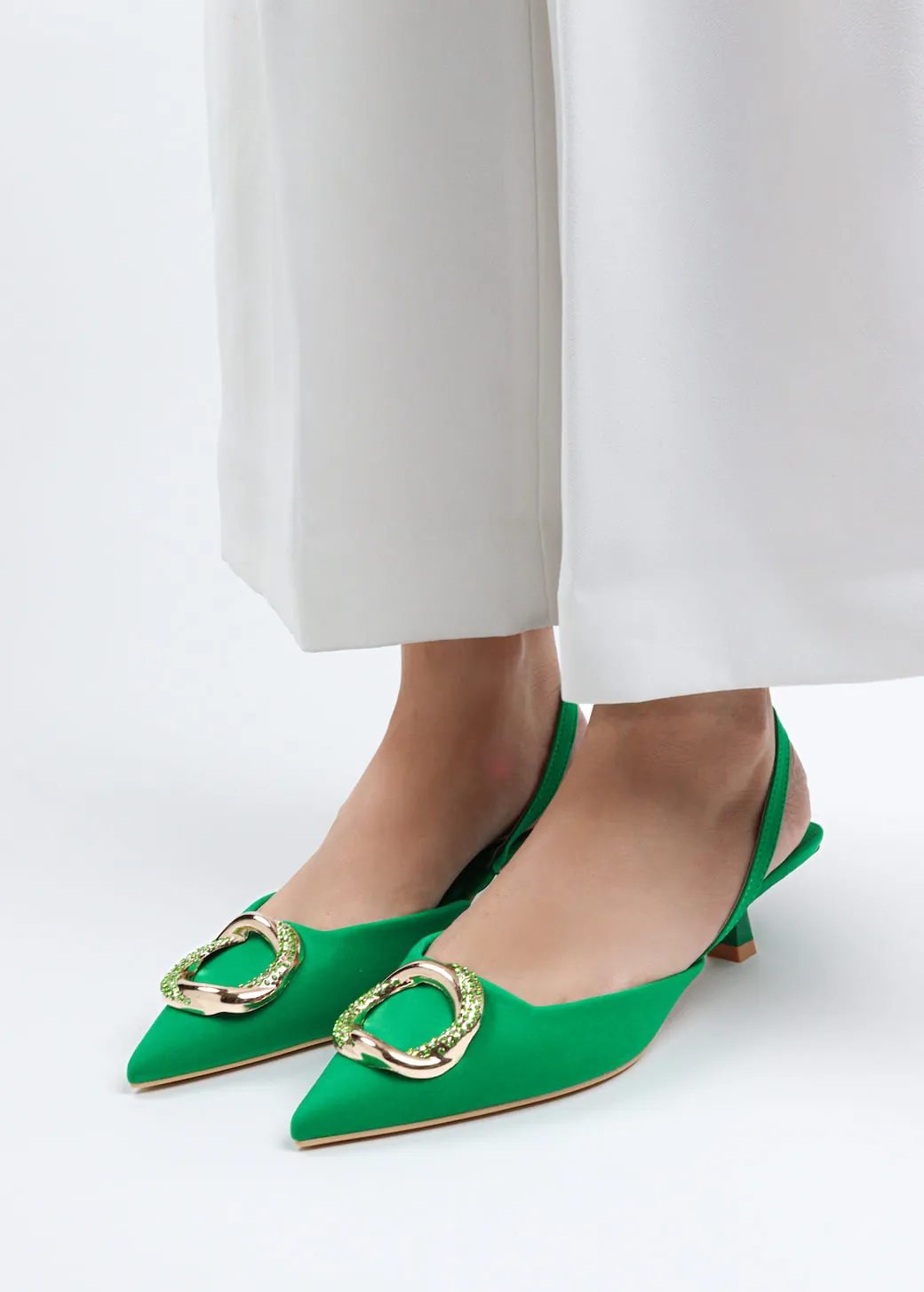 Yunai - Women's Kitten Mules