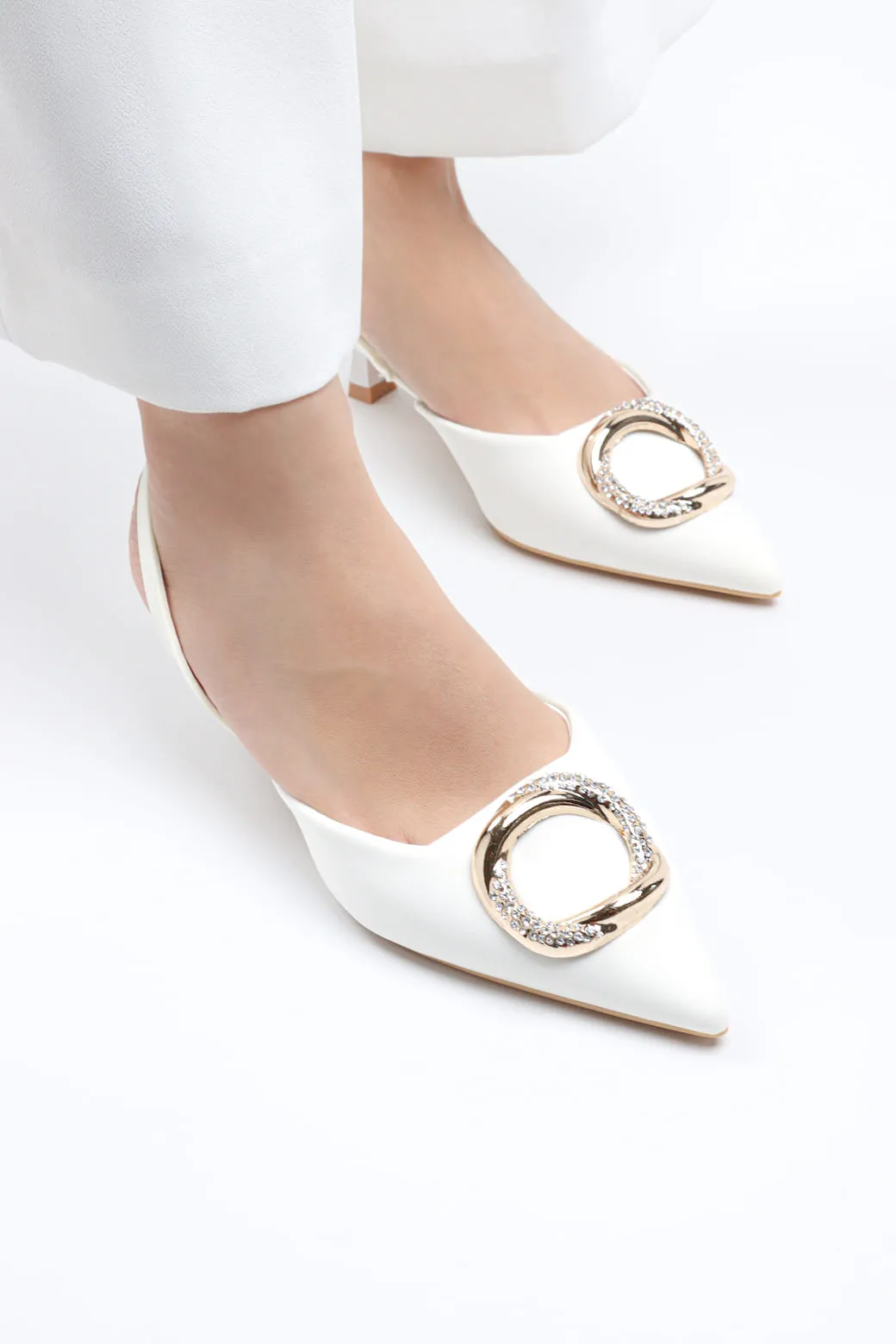 Yunai - Women's Kitten Mules